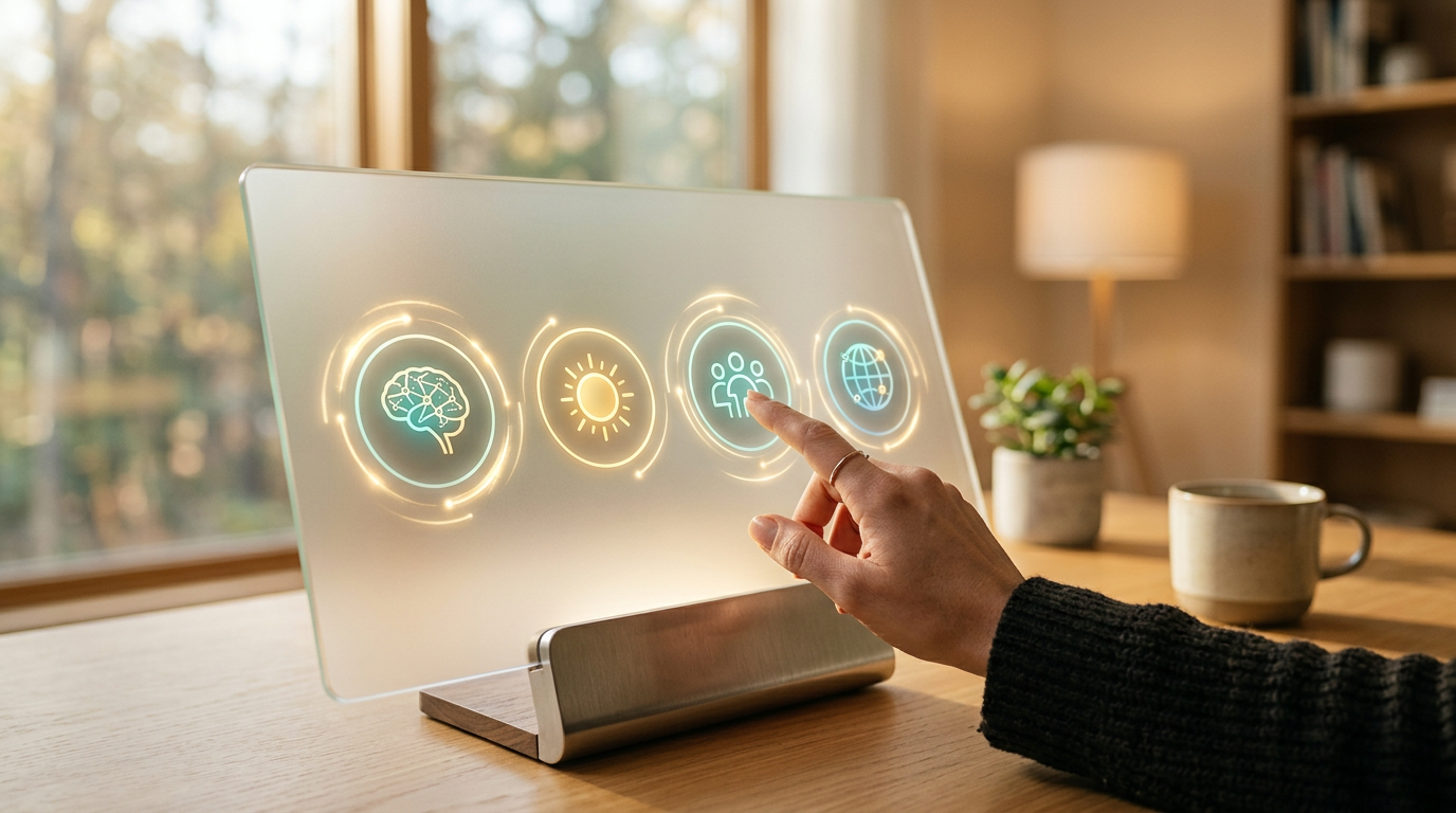 Point-and-click awareness interface