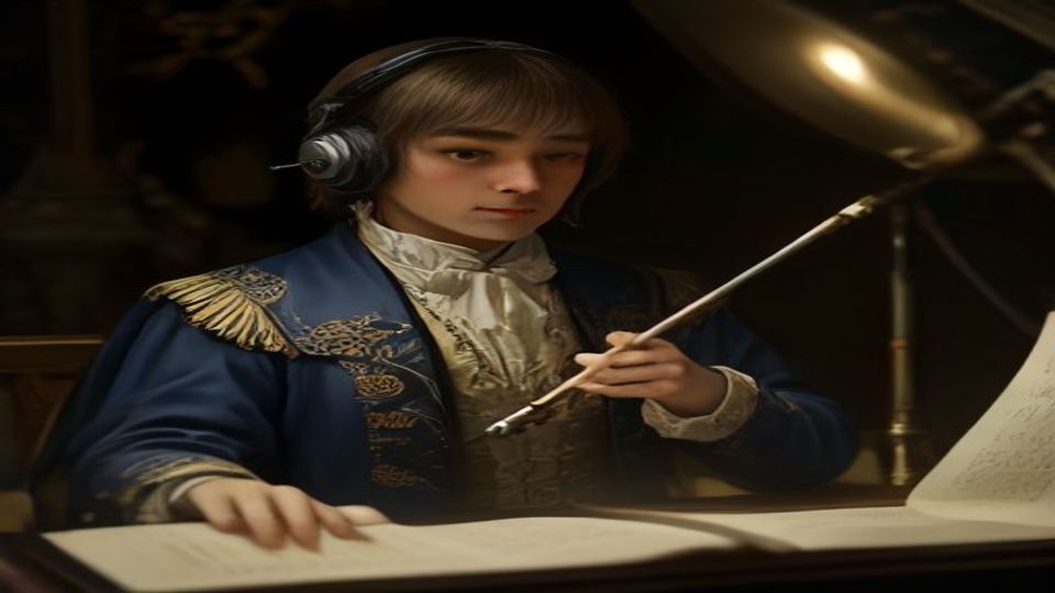 Flute instrument with J.S. Bach conducting — Good Morning New Earth
