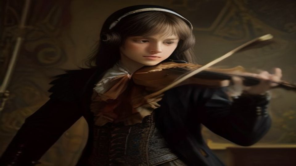 Violin instrument with J.S. Bach conducting — The Shift overture