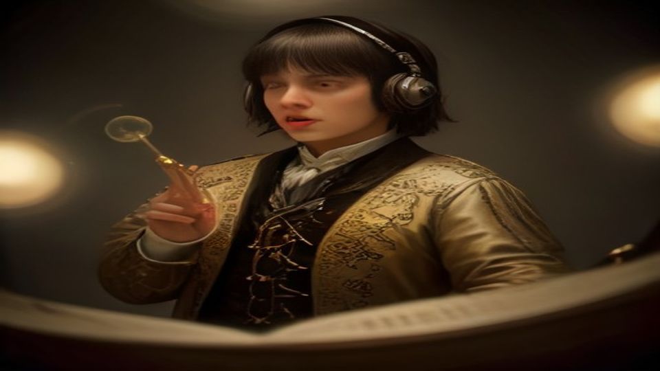 Trumpet instrument with J.S. Bach conducting — Return 05 Suite