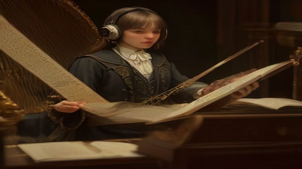 Harp instrument with J.S. Bach conducting — Goldilocks Parabola