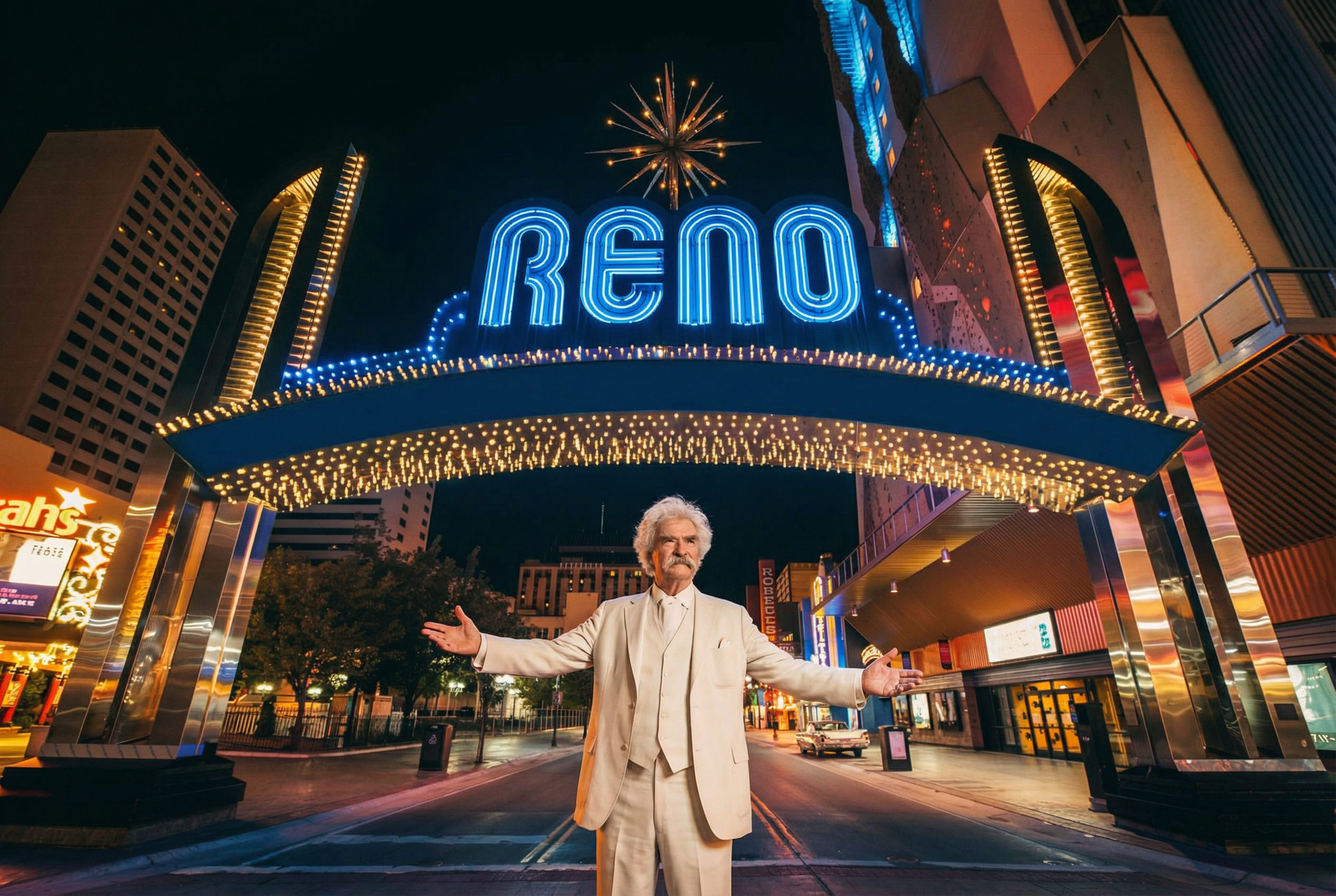 Mark Twain — host of Vibelandia