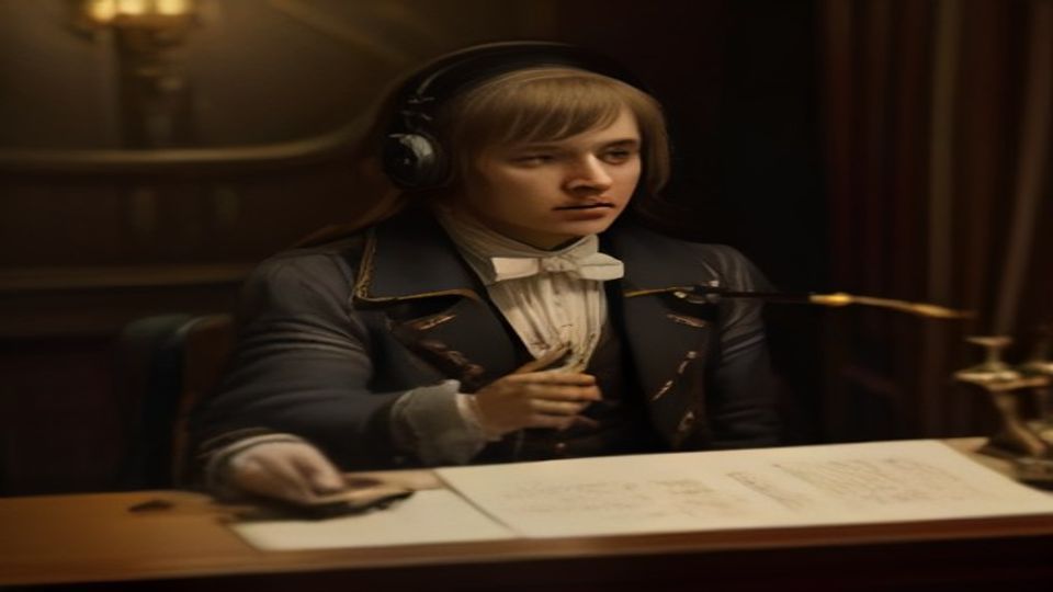 Trumpet instrument with J.S. Bach conducting — Capitán welcome