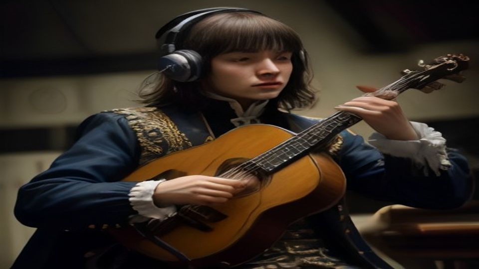 Cuatro instrument with J.S. Bach conducting — eh pa