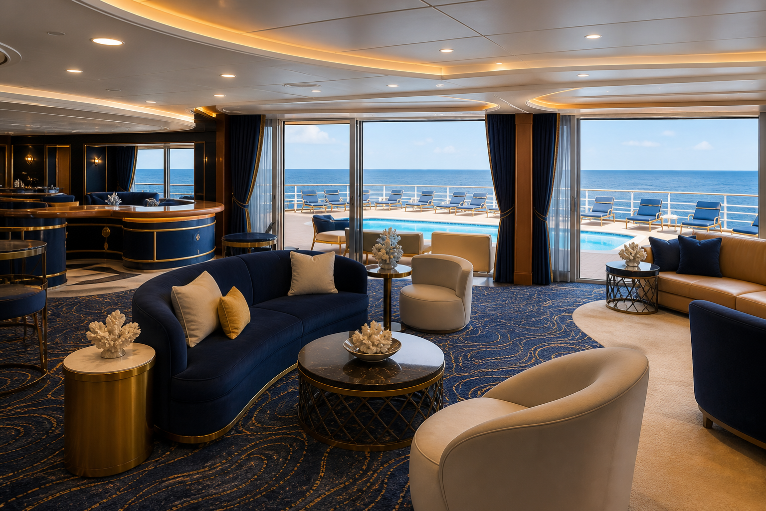 Puerto Reno dock — Horizon living on the network vessel