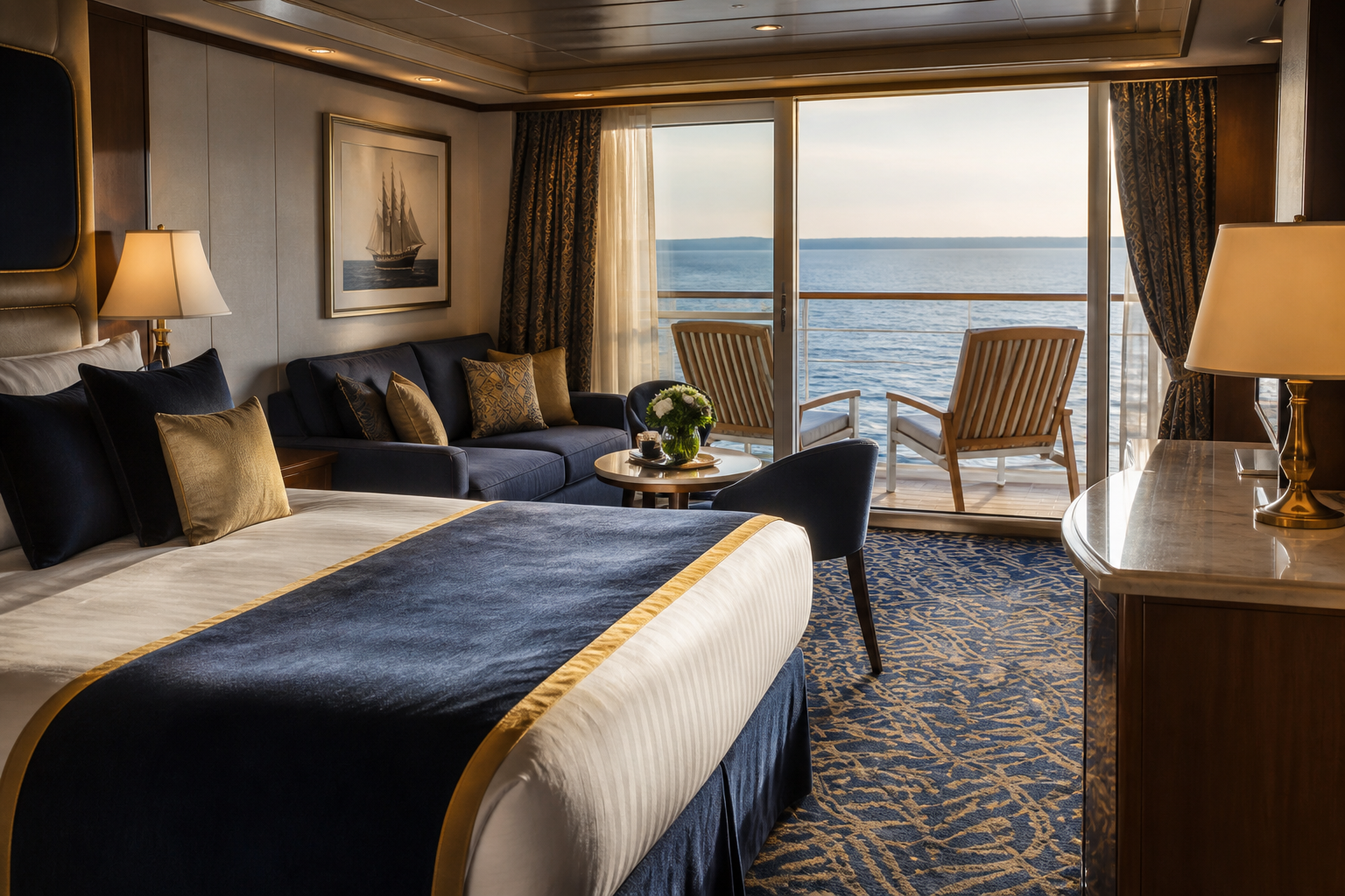 Valet Pru — hospitality on the Veranda deck