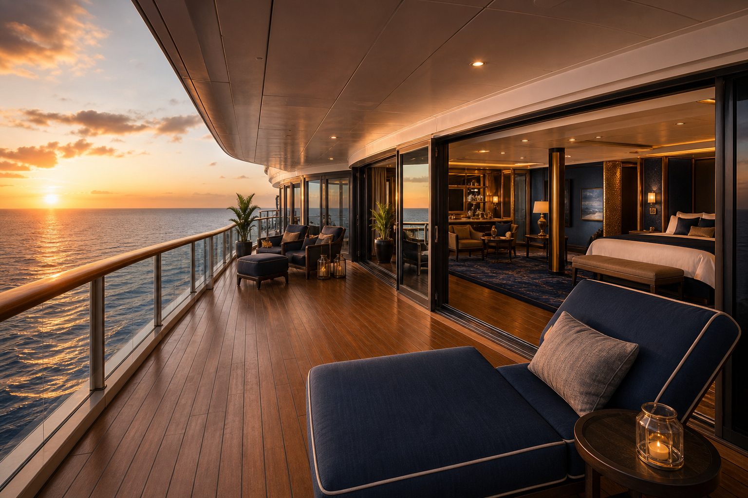 El Gran Sol evening deck — grand penthouse band