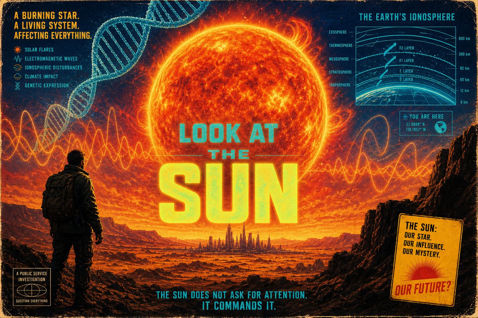 Sun and Earth — broadcast layer of the ship.